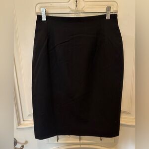 Rena Rowan Classic Black Pencil Skirt